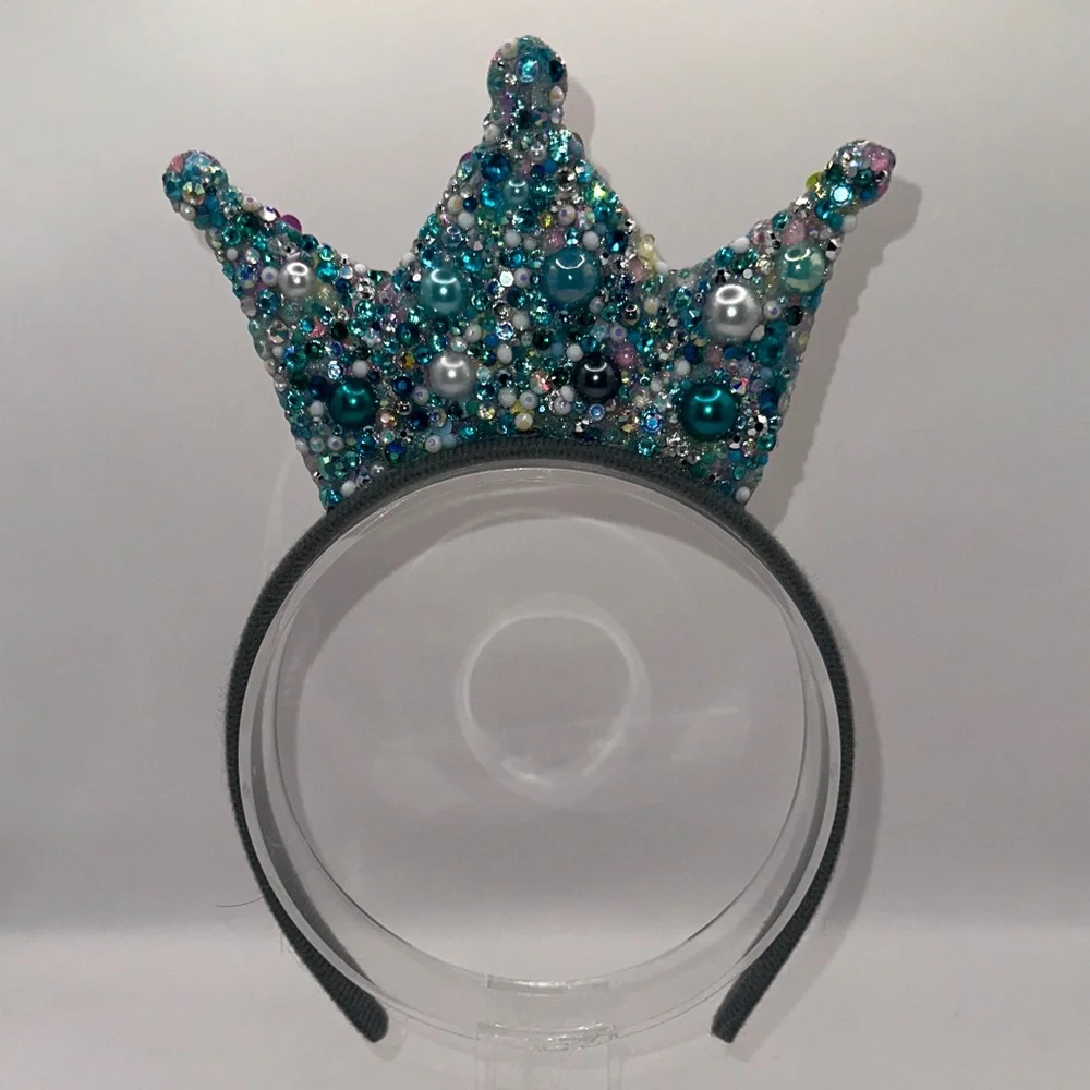 Princess Cinderella Inspired Rhinestone Tiara Wand and Headband